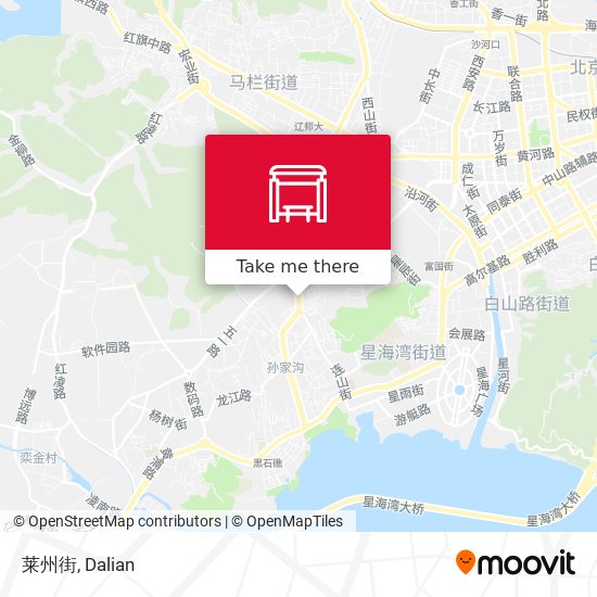 莱州街 map