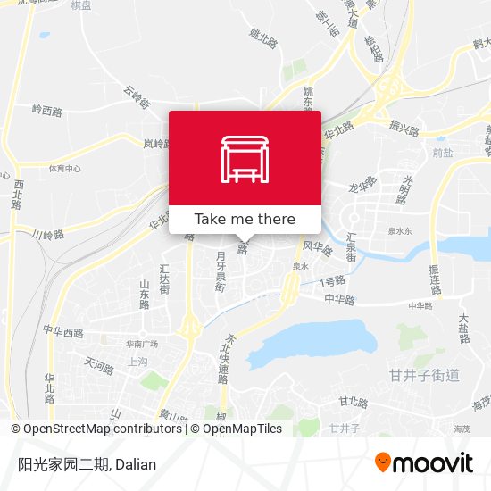 阳光家园二期 map