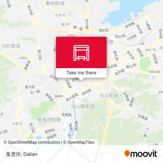 集贤街 map