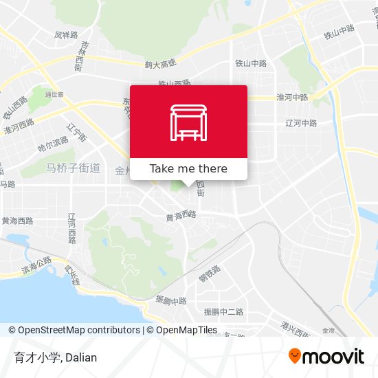 育才小学 map