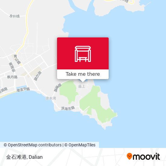 金石滩港 map