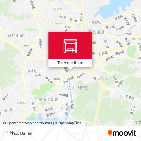 连胜街 map