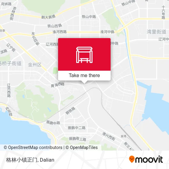 格林小镇正门 map