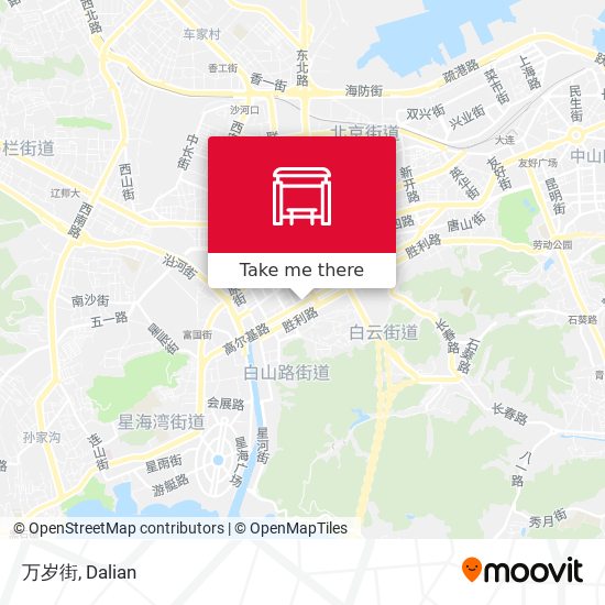 万岁街 map