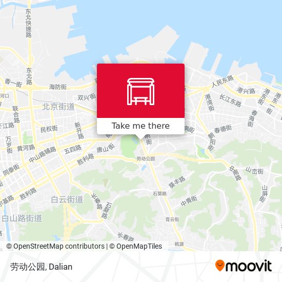 劳动公园 map