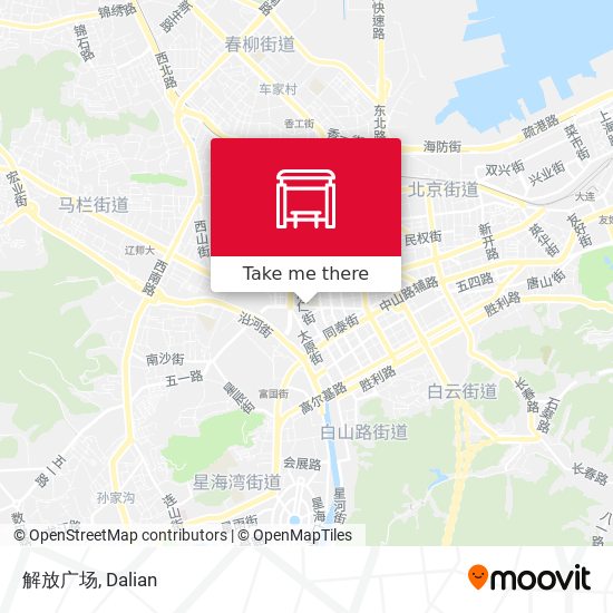 解放广场 map