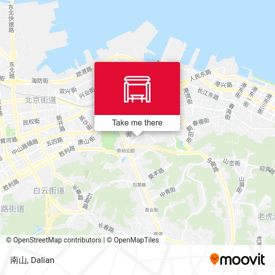 南山 map