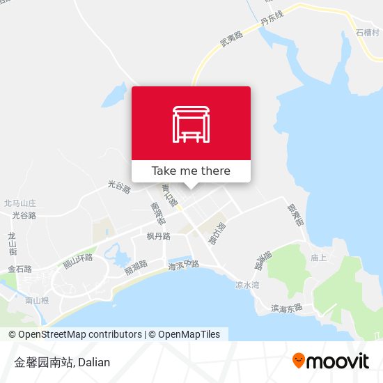 金馨园南站 map