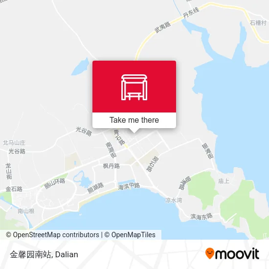 金馨园南站 map