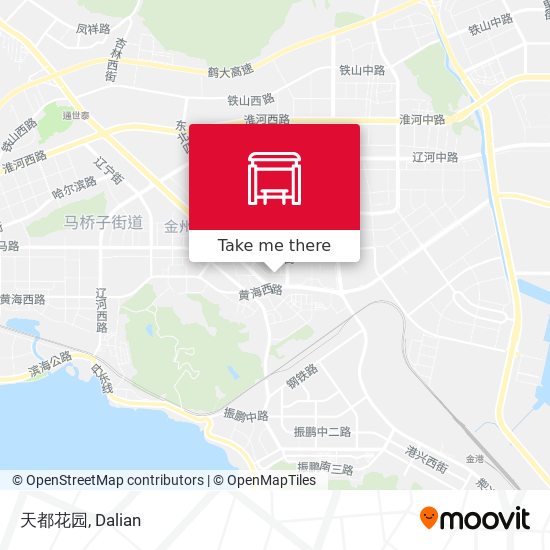 天都花园 map