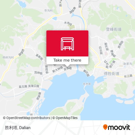 胜利塔 map