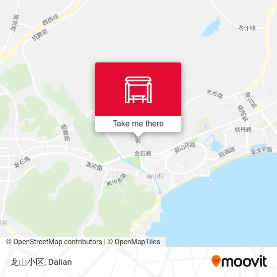 龙山小区 map