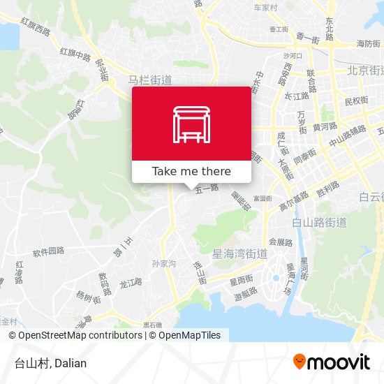 台山村 map