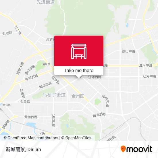 新城丽景 map