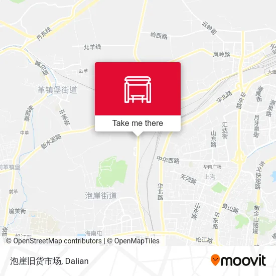 泡崖旧货市场 map