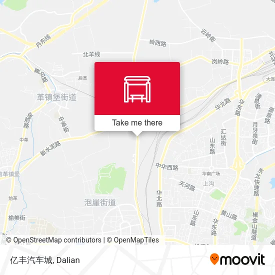 亿丰汽车城 map