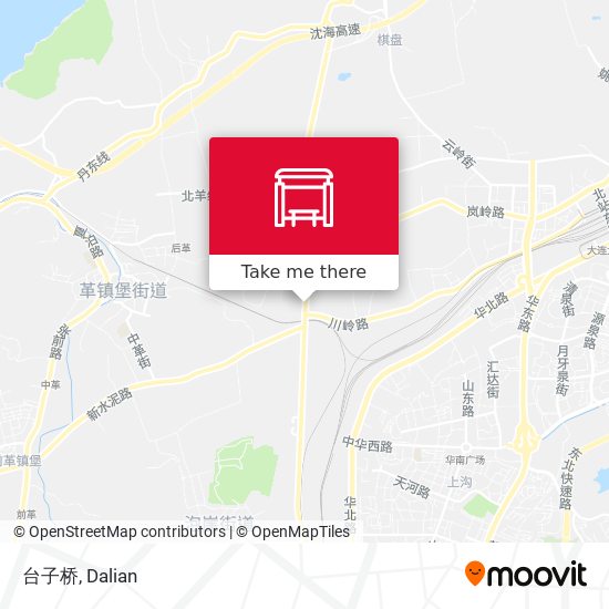 台子桥 map