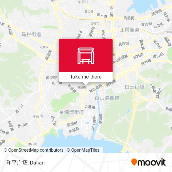 和平广场 map