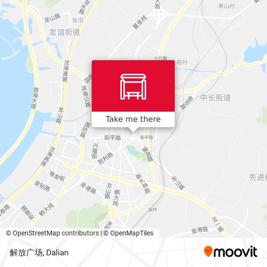 解放广场 map