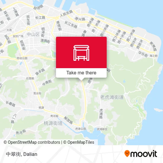 中翠街 map