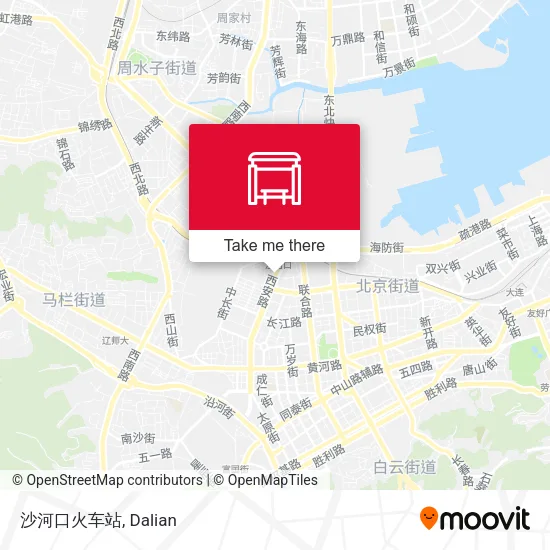 沙河口火车站 map