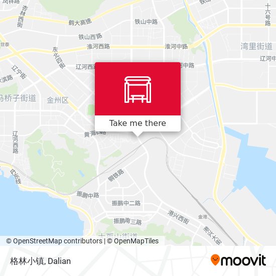 格林小镇 map