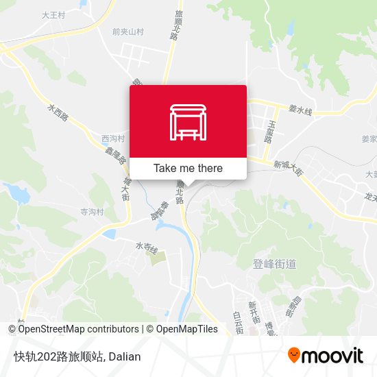 快轨202路旅顺站 map