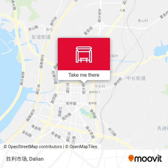 胜利市场 map