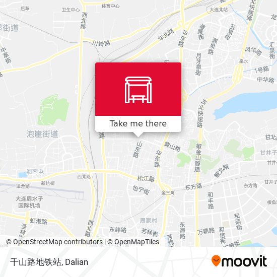 千山路地铁站 map