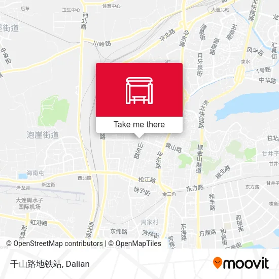 千山路地铁站 map