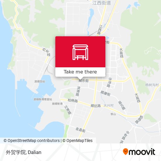 外贸学院 map