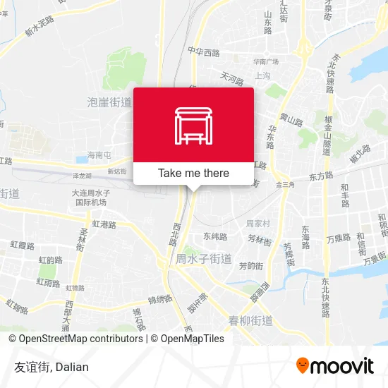 友谊街 map