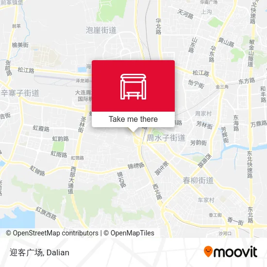 迎客广场 map