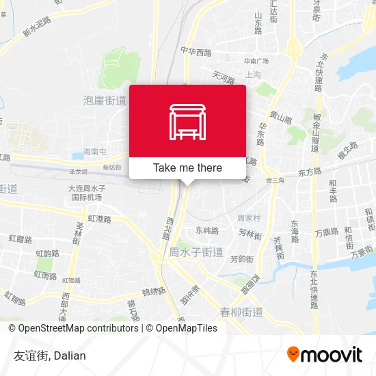 友谊街 map