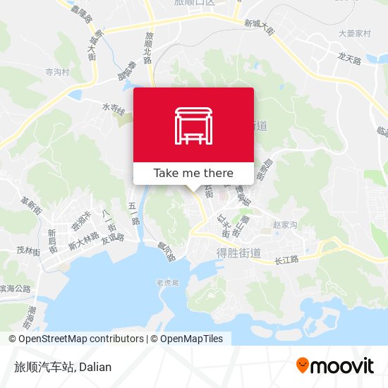 旅顺汽车站 map