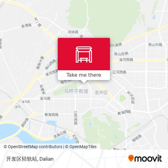 开发区轻轨站 map