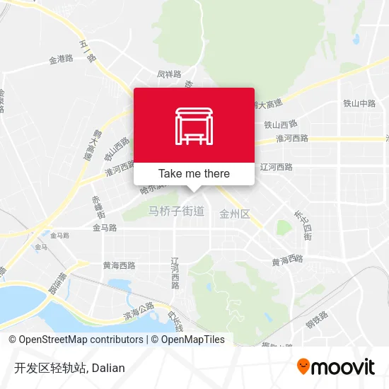 开发区轻轨站 map