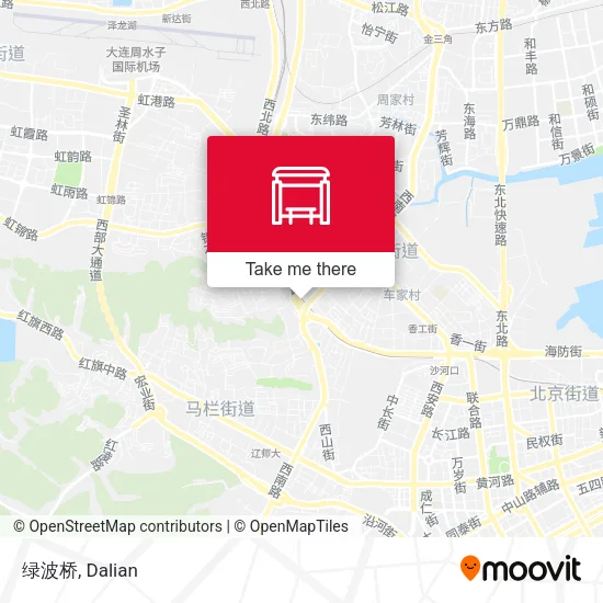 绿波桥 map
