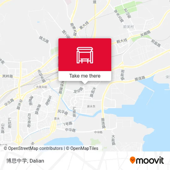 博思中学 map