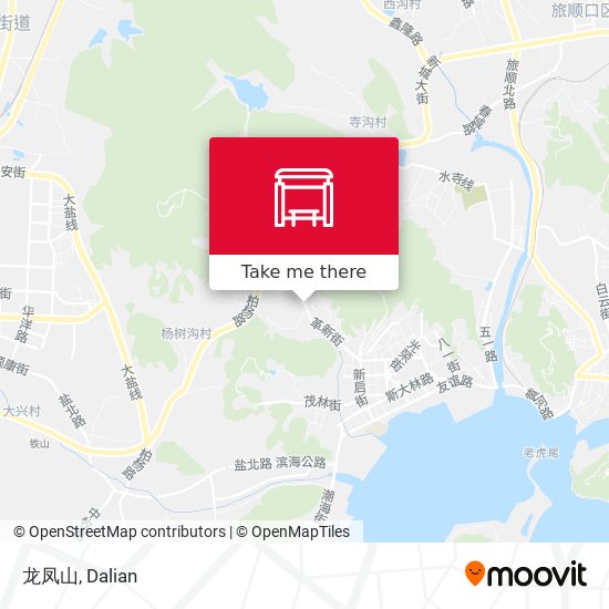 龙凤山 map