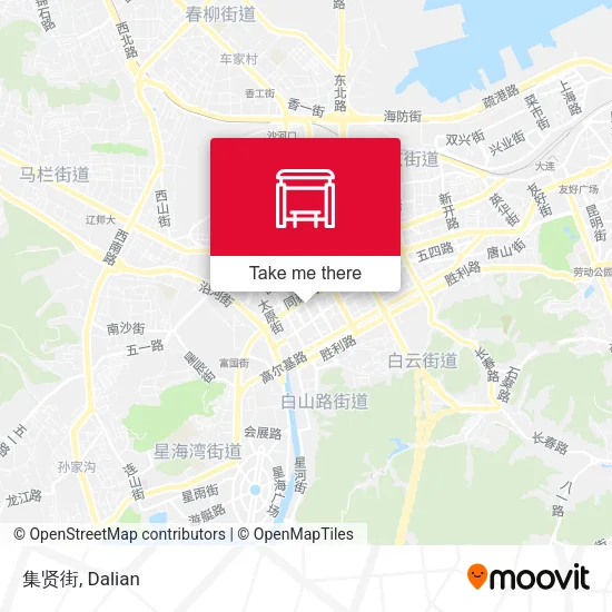 集贤街 map