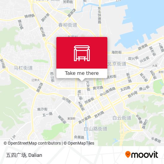 五四广场 map