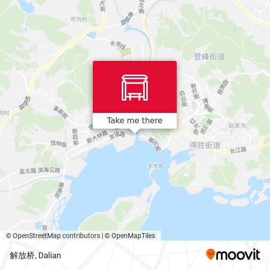 解放桥 map