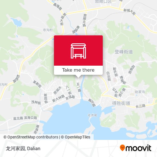 龙河家园 map