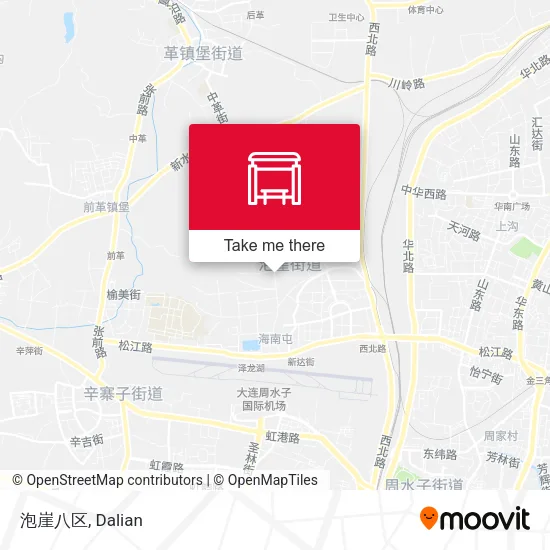 泡崖八区 map