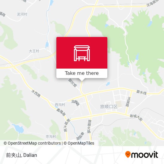 前夹山 map