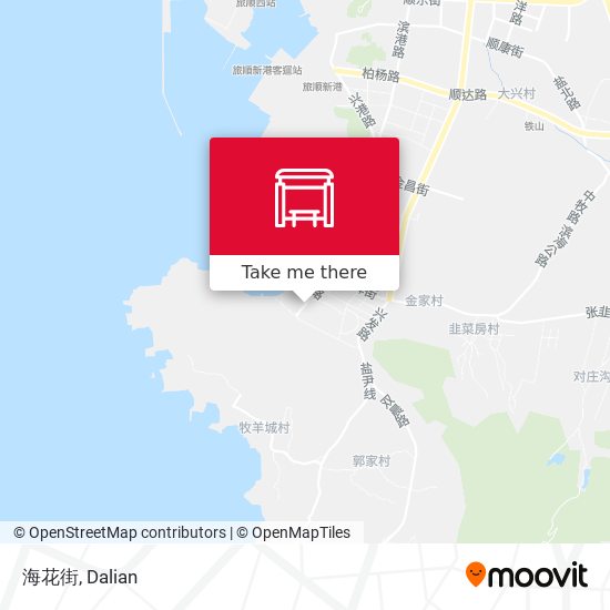 海花街 map