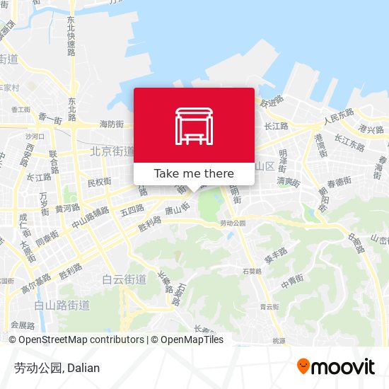 劳动公园 map