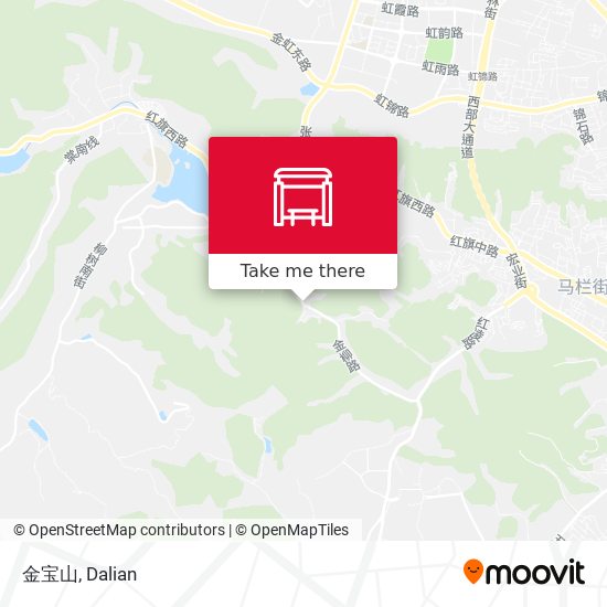金宝山 map