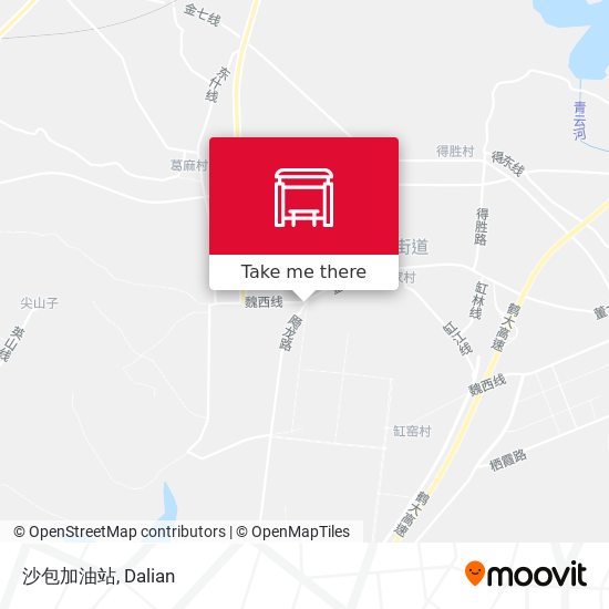 沙包加油站 map